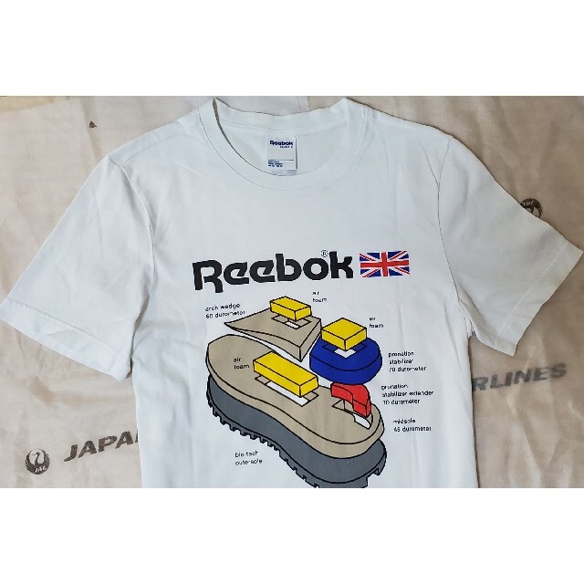 Reebok(リーボック)の《良品》リーボック/Reebok　デザインTシャツ（S） メンズのトップス(Tシャツ/カットソー(半袖/袖なし))の商品写真
