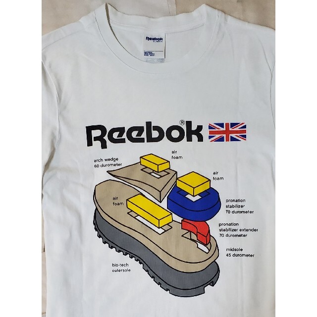 Reebok(リーボック)の《良品》リーボック/Reebok　デザインTシャツ（S） メンズのトップス(Tシャツ/カットソー(半袖/袖なし))の商品写真