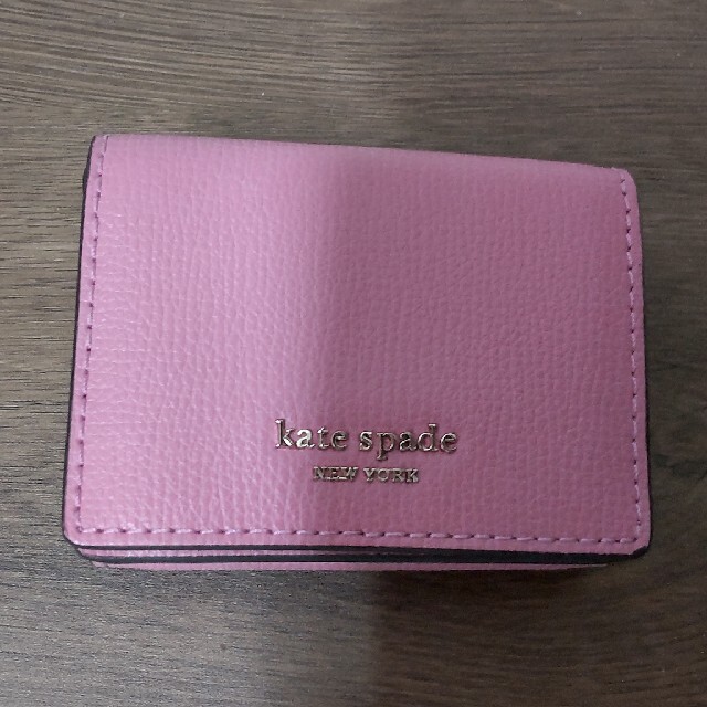 ★未使用品 ケイトスペード  三つ折り 財布 ピンク　kate spade