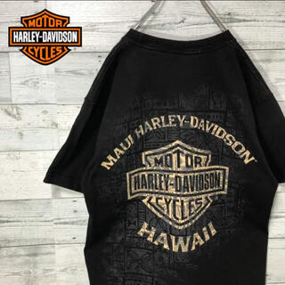 ハーレーダビッドソン(Harley Davidson)のHARLEY-DAVIDSON ☆デカロゴ Tシャツ カットソー(装備/装具)