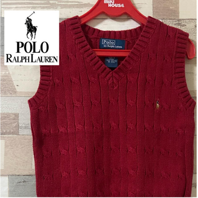 POLO RALPH LAUREN(ポロラルフローレン)の【ラルフローレン】　キッズベスト　90cm キッズ/ベビー/マタニティのキッズ服男の子用(90cm~)(Tシャツ/カットソー)の商品写真