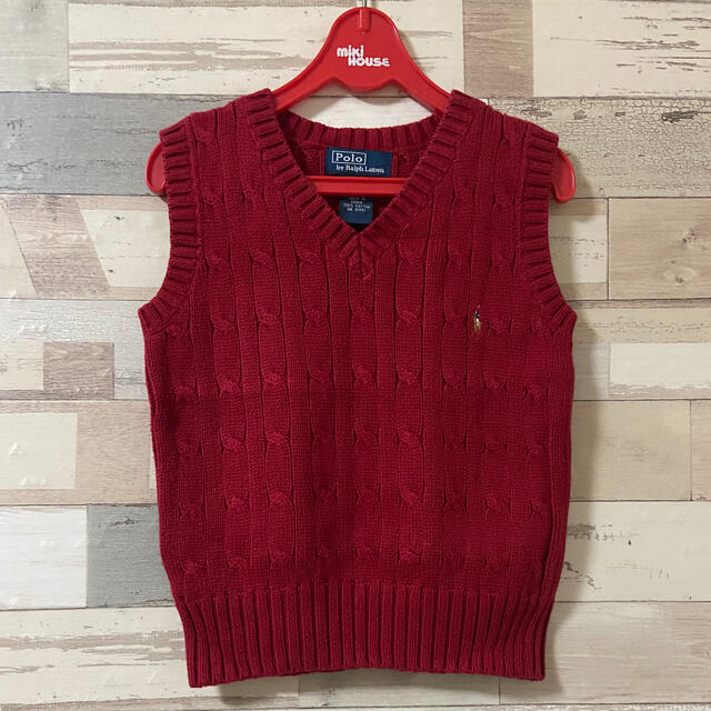 POLO RALPH LAUREN(ポロラルフローレン)の【ラルフローレン】　キッズベスト　90cm キッズ/ベビー/マタニティのキッズ服男の子用(90cm~)(Tシャツ/カットソー)の商品写真