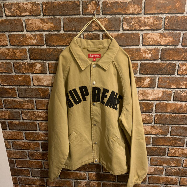 Supreme(シュプリーム)のSupreme snap front twill jacket  ベージュ メンズのジャケット/アウター(ブルゾン)の商品写真