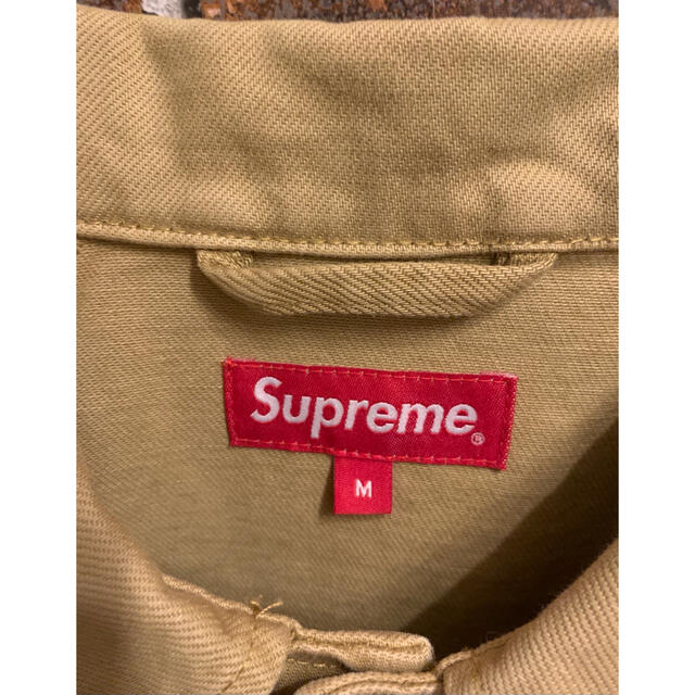 Supreme(シュプリーム)のSupreme snap front twill jacket  ベージュ メンズのジャケット/アウター(ブルゾン)の商品写真