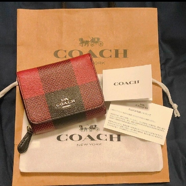 COACH チェック 財布