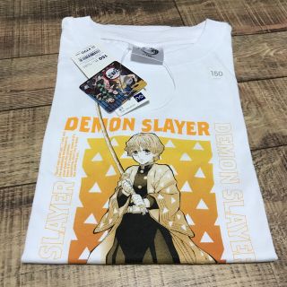 ジーユー(GU)の150cm GU 鬼滅の刃 我妻善逸 あがつまぜんいつ 半袖Tシャツ ②(Tシャツ/カットソー)