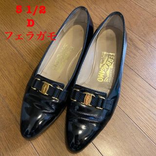 サルヴァトーレフェラガモ(Salvatore Ferragamo)のフェラガモ ローファー　5  1/2 D（22.5cm）ブラック(ローファー/革靴)