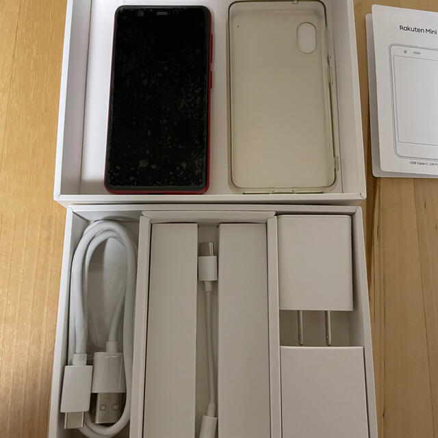 モバイル Rakuten mini クリムゾンレッド
