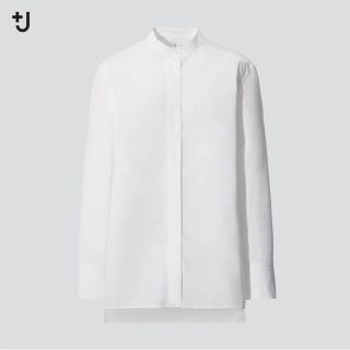 ユニクロ(UNIQLO)のUNIQLO スーピマコットンスタンドカラーシャツ(シャツ/ブラウス(長袖/七分))