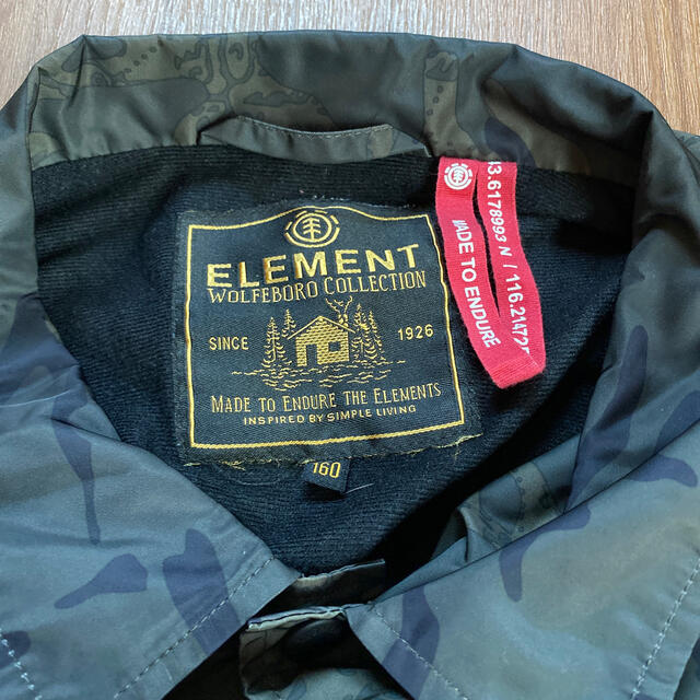 ELEMENT(エレメント)のelement ブルゾン　160cm キッズ/ベビー/マタニティのキッズ服男の子用(90cm~)(ジャケット/上着)の商品写真