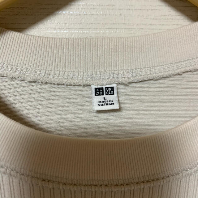 UNIQLO(ユニクロ)のユニクロ　トップス　リブトレーナー　裾長め レディースのトップス(トレーナー/スウェット)の商品写真