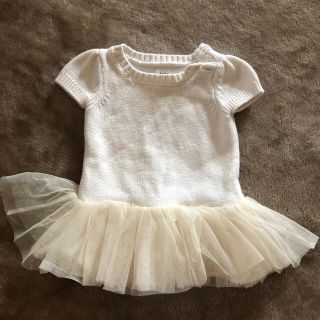 ベビーギャップ(babyGAP)のbaby GAP 女の子　ニット　0~3ヶ月　(ワンピース)