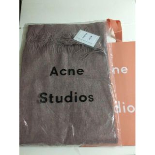 アクネ(ACNE)の【旧タグ　残少】 アクネ ストール　grey pink グレーピンクメランジ(マフラー/ショール)