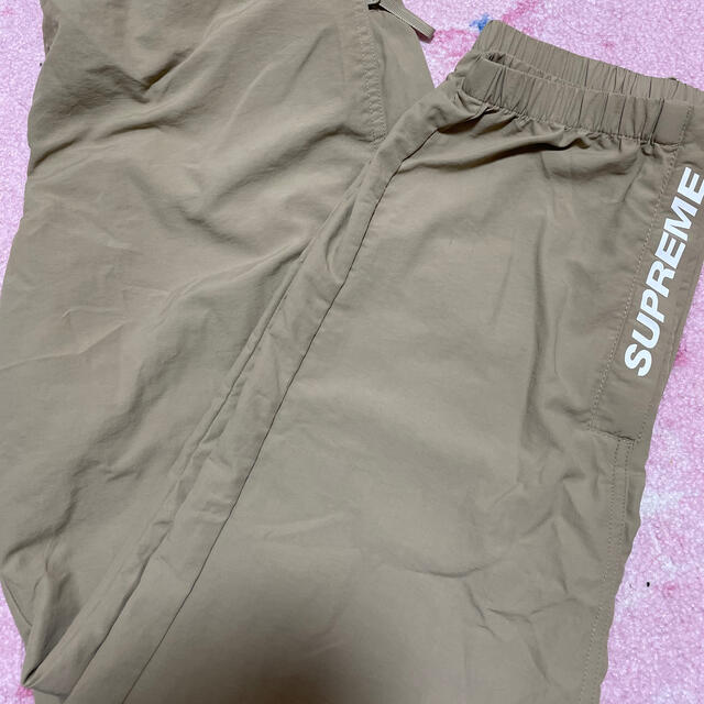 supreme warm up pant tan Sサイズ