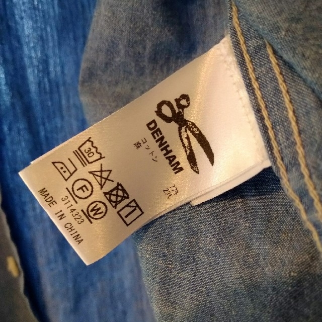 DENHAM(デンハム)のデンハムDENHAM シザーロゴシャツ　美品 メンズのトップス(シャツ)の商品写真