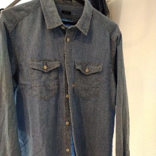 デンハム(DENHAM)のデンハムDENHAM シザーロゴシャツ　美品(シャツ)