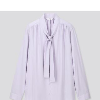 ユニクロ(UNIQLO)のユニクロ　ボウタイブラウス(シャツ/ブラウス(長袖/七分))