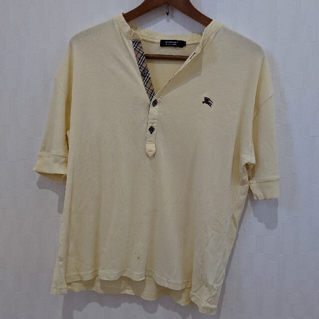 BURBERRY BLACK LABEL(バーバリーブラックレーベル)の【中古】バーバリーブラックレーベル　半袖シャツ３号 メンズのトップス(Tシャツ/カットソー(半袖/袖なし))の商品写真