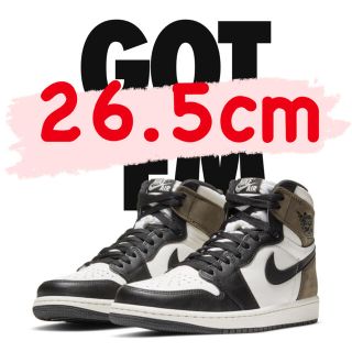 ナイキ(NIKE)の26.5cm NIKE JORDAN 1HIGH DARK MOCHA(スニーカー)