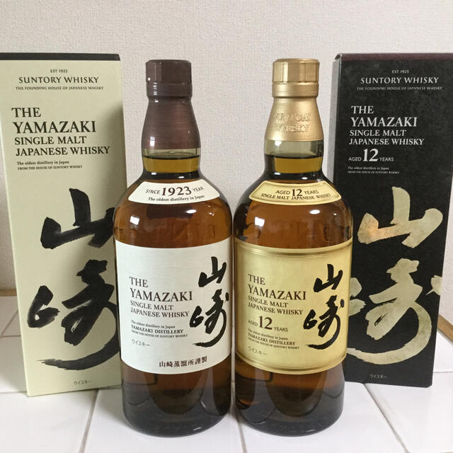 サントリー(サントリー)の◎Tiger様専用◎   山崎12年 / 山崎   ◎箱付き  (2本セット) 食品/飲料/酒の酒(ウイスキー)の商品写真