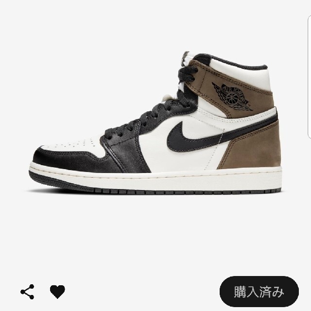 NIKE(ナイキ)のAJ1 ダークモカ 28㎝ メンズの靴/シューズ(スニーカー)の商品写真