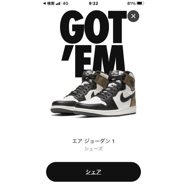 AJ1 Heritage靴/シューズ