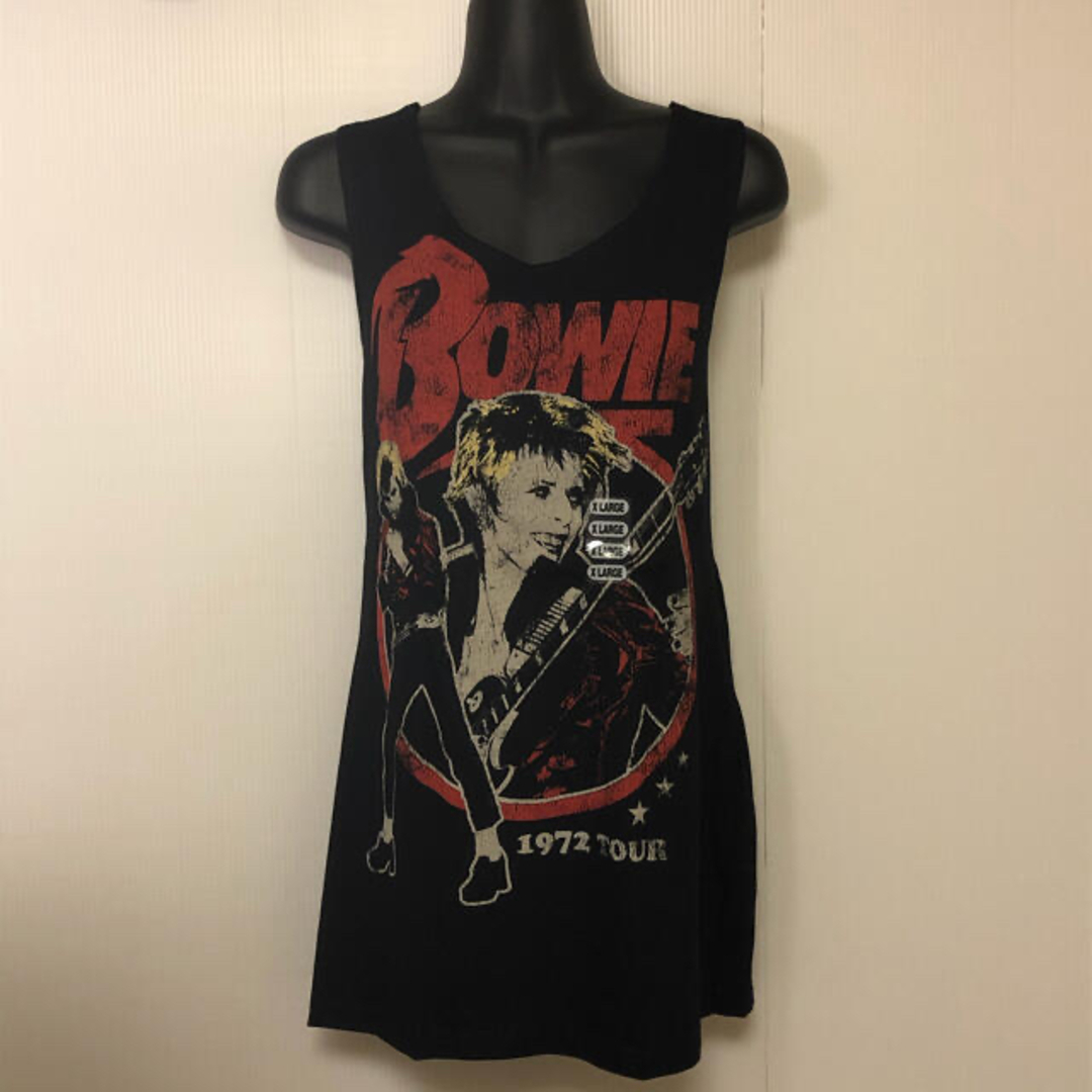 LA現地調達日本未入荷 David Bowie デビッドボウイ タンクトップ レディースのトップス(Tシャツ(半袖/袖なし))の商品写真