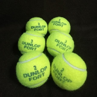 ダンロップ(DUNLOP)のダンロップ　テニスボール 6個(ボール)