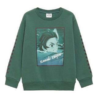 ジーユー(GU)の新品 GU 鬼滅の刃コラボ 160 たんじろう プルオーバー(Tシャツ/カットソー)