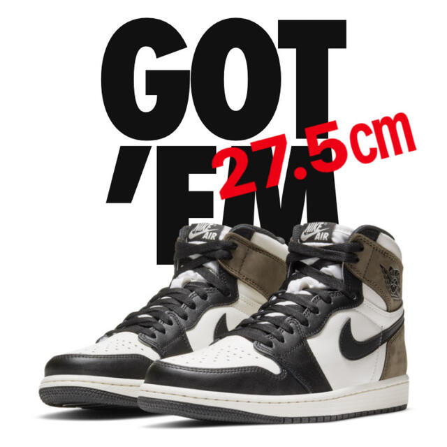 スニーカーNIKE AIR JORDAN 1 RETRO HIGH OG “MOCHA”