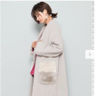 アーバンリサーチ(URBAN RESEARCH)のSALE♡新品 アーバンリサーチ ファーポケットコート ゆったりサイズ(ロングコート)