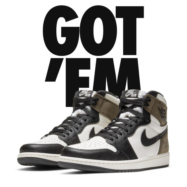 NIKE AIR JORDAN 1  DARK-MOCHA 27.5㎝