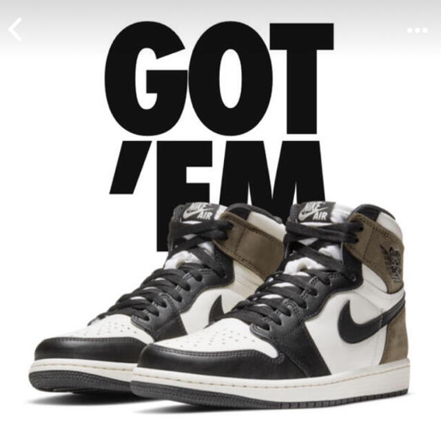 NIKE AIR JORDAN 1  DARK MOCHA 26.5靴/シューズ