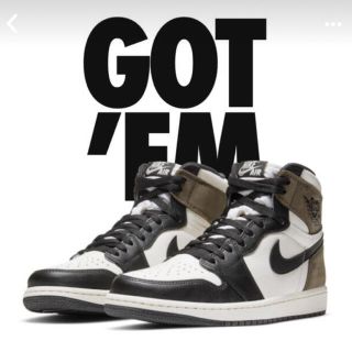 ナイキ(NIKE)のNIKE AIR JORDAN 1  DARK MOCHA 26.5(スニーカー)