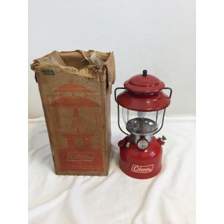 コールマン(Coleman)の1968年5月製  美品   コールマン200a パテペン ブルーポイント 箱付(ライト/ランタン)