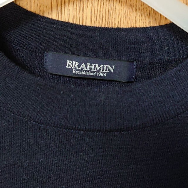 BRAHMIN(ブラーミン)のBRAHMIN ネイビー　ニット レディースのトップス(ニット/セーター)の商品写真