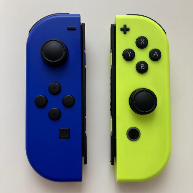 Nintendo Switch - Nintendo Joy-Con スイッチ ジョイコン ブルー/ネオンイエローの通販 by $'s shop｜ ニンテンドースイッチならラクマ