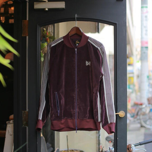 在庫処分・数量限定 Needles/ニードルス トラックジャケット ベロア
