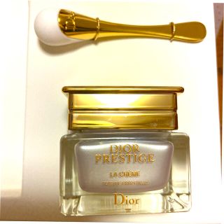 クリスチャンディオール(Christian Dior)のディオール プレステージ ラ クレーム 15ml&マッサージスティック　新品(フェイスクリーム)