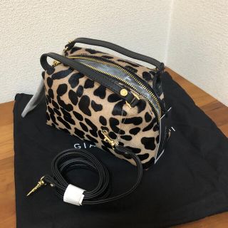 新品未使用 GIANNI CHIARINIジャンニキアリーニ レオパード ハラコ(ショルダーバッグ)