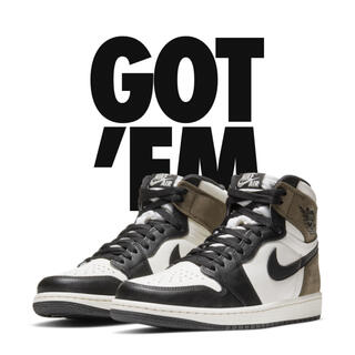 ナイキ(NIKE)のAIR Jordan1 dark mocha エアジョーダン1(スニーカー)