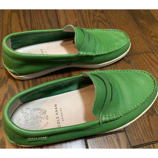 Cole Haan(コールハーン)のコールハーン　デッキシューズ　スニーカー　US8.5  26.5cm. グリーン メンズの靴/シューズ(デッキシューズ)の商品写真