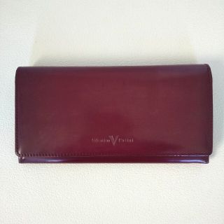 VALENTINOレアなリボンが付き金運ラッキーカラーラベンダーピンクの長財布
