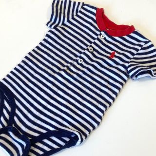 ポロラルフローレン(POLO RALPH LAUREN)のラルフローレン　半袖オール　6M(ロンパース)