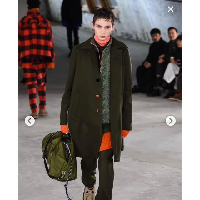 sacai(サカイ)のSacai  チェスターコート　ハイブリッド　18AW  メンズのジャケット/アウター(チェスターコート)の商品写真