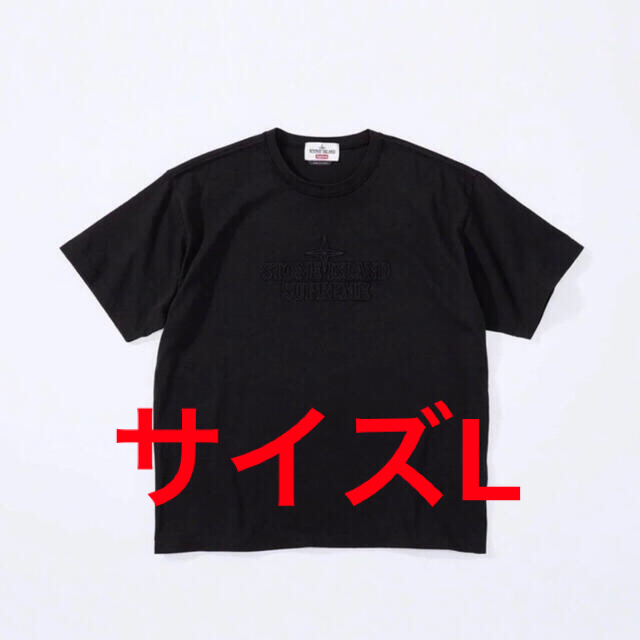 Supreme(シュプリーム)のStone Island® Embroidered Logo S/S Top L メンズのトップス(Tシャツ/カットソー(半袖/袖なし))の商品写真