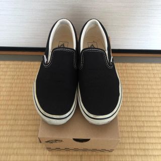 ヴァンズ(VANS)のVANS スリッポン ブラック23cm(スニーカー)