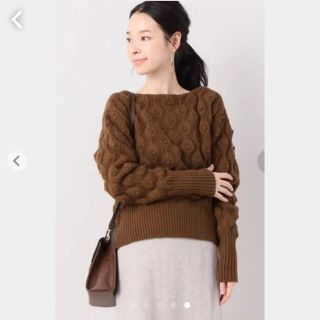 IENA - イエナ アクア リーフ柄 カシュクールニット 美品の通販 by
