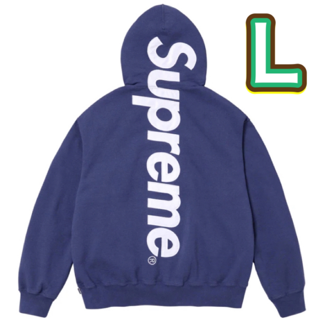 Supreme Satin Applique Hooded Sweatshirt