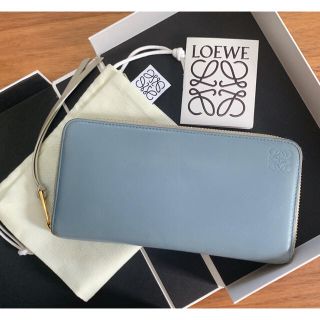 LOEWE - LOEWE ロエベ レザー 長財布 水色の通販 by mo's shop｜ロエベ